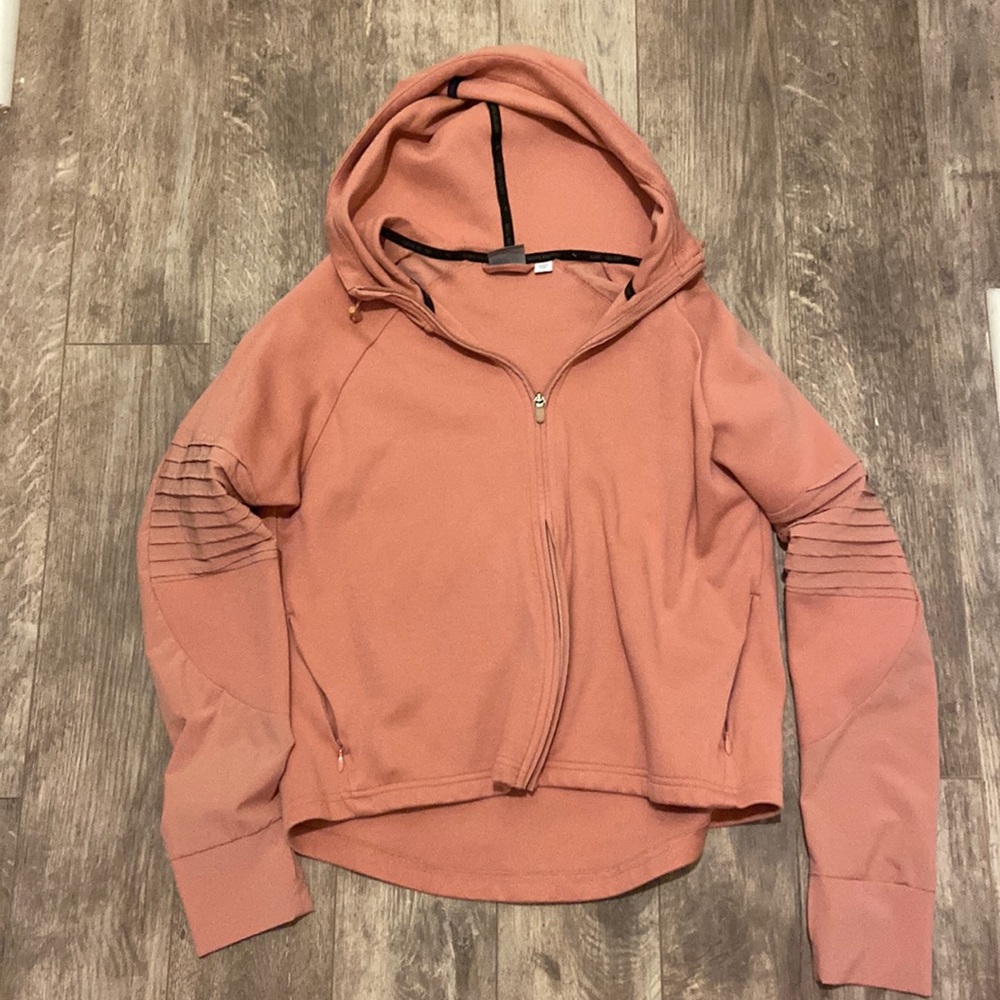 Puma Coral zip up hoodie size L